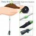 EasyGo Telescopic Watering Wand Telescopes-24" to 38" with 8-Pattern Water Nozzle Sprayer-Ergonomic Squeeze Trigger Grip   